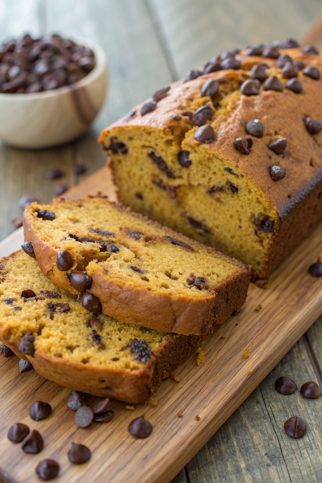 Banana Chocolate Chip Pumpkin Bread Recipe