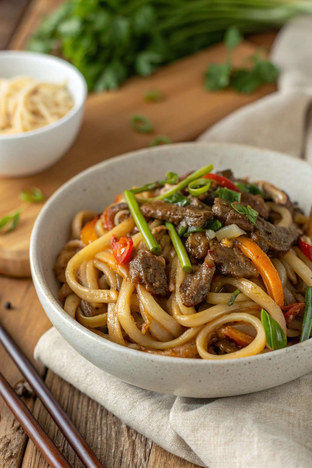 Bulgogi Beef Udon Stir Fry Recipe