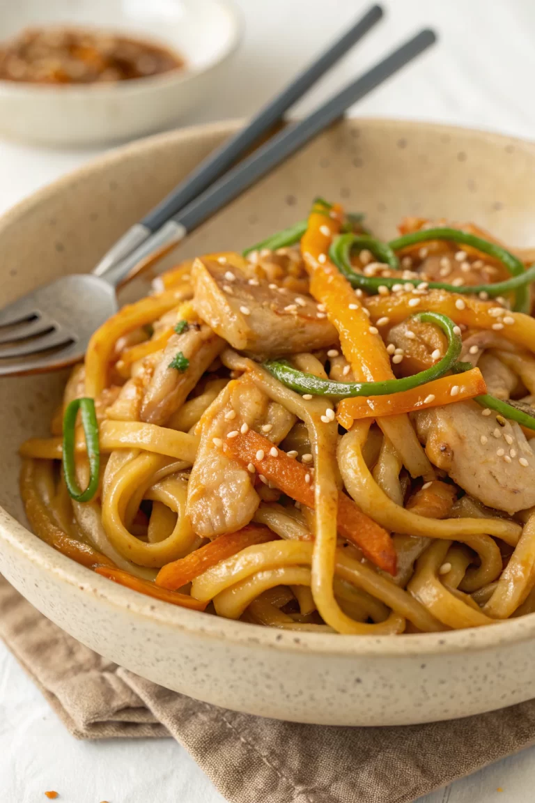 Chicken Yaki Udon Recipe