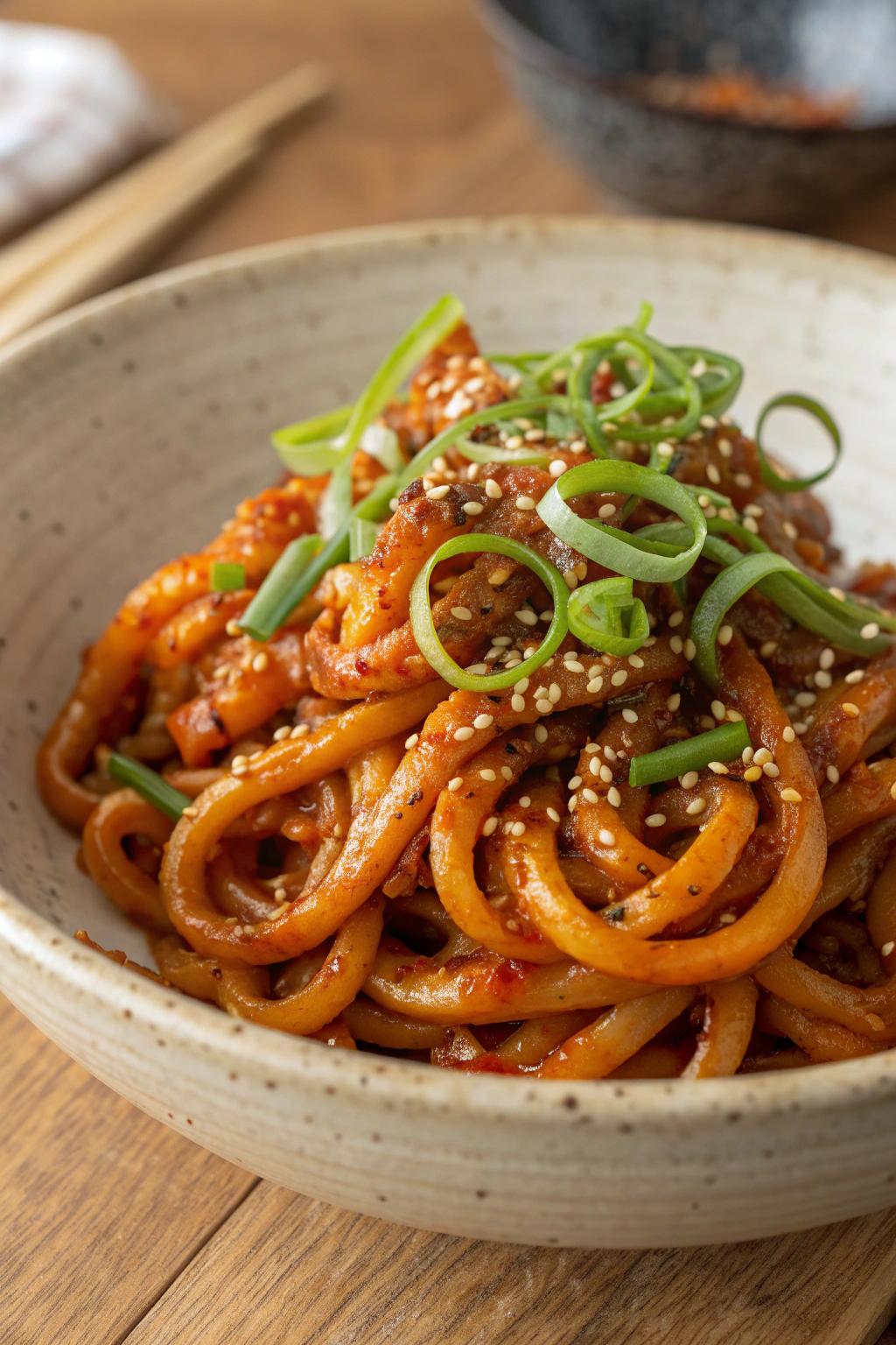 Chilli Garlic Udon Recipe