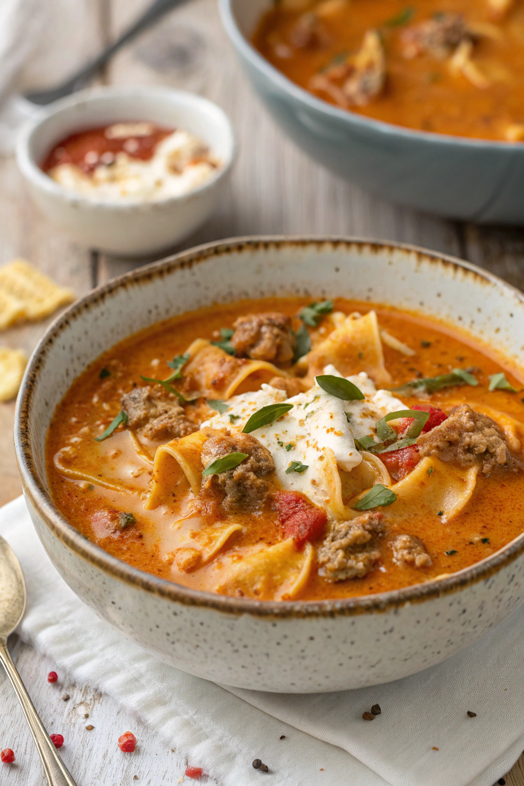 Creamy Lasagna Soup Recipe