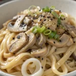 Creamy Mushroom Udon Recipe