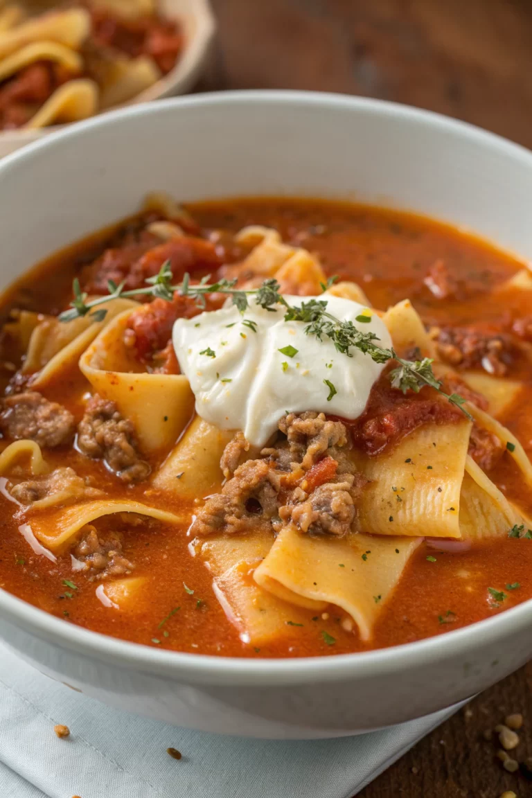 Gluten Free Lasagna Soup Recipe