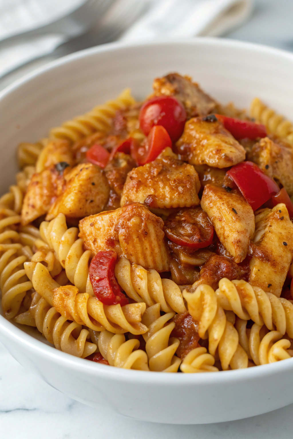 Honey Pepper Chicken Pasta Recipe