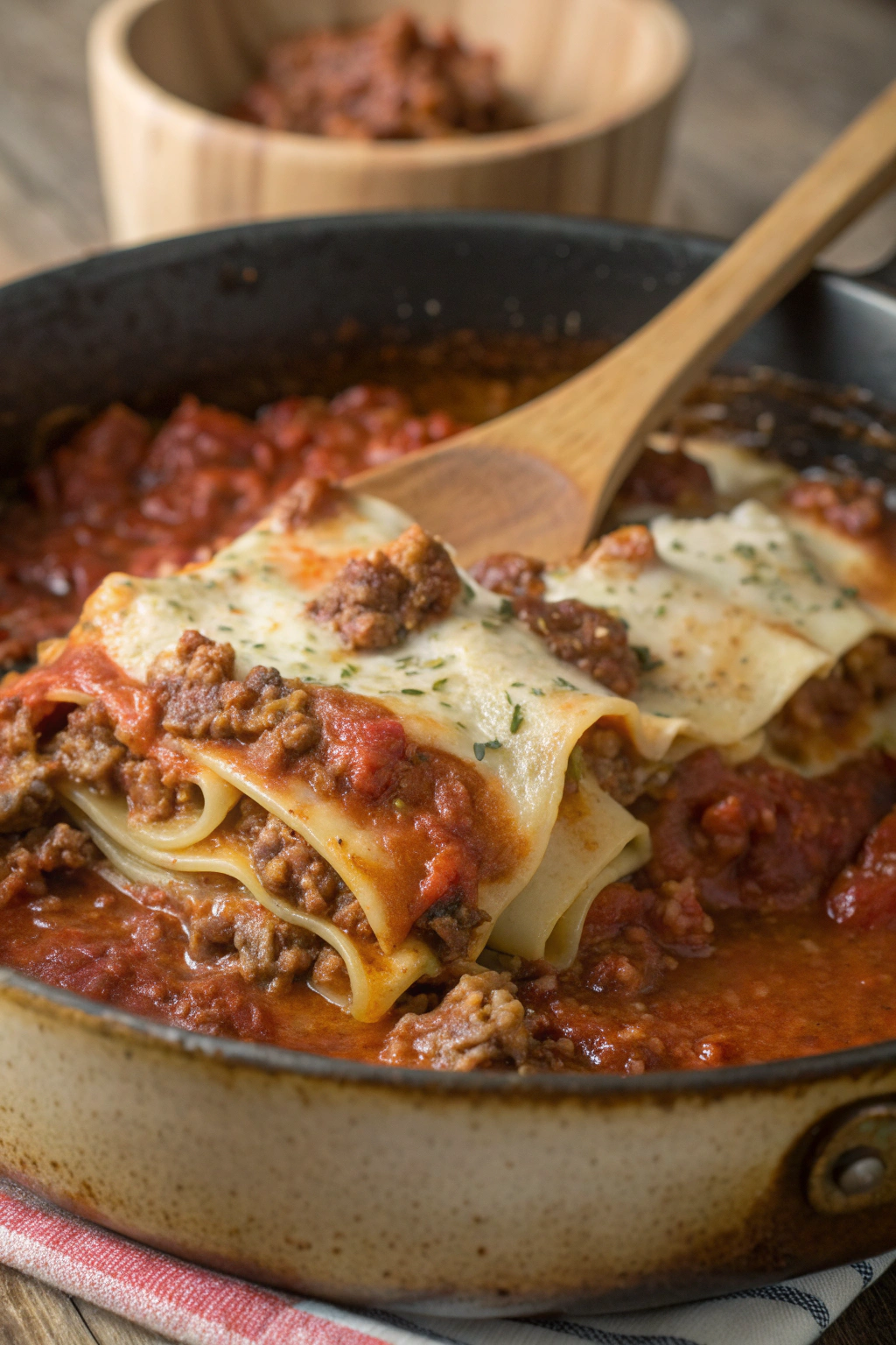 One Pot Lasagna Soup Recipe