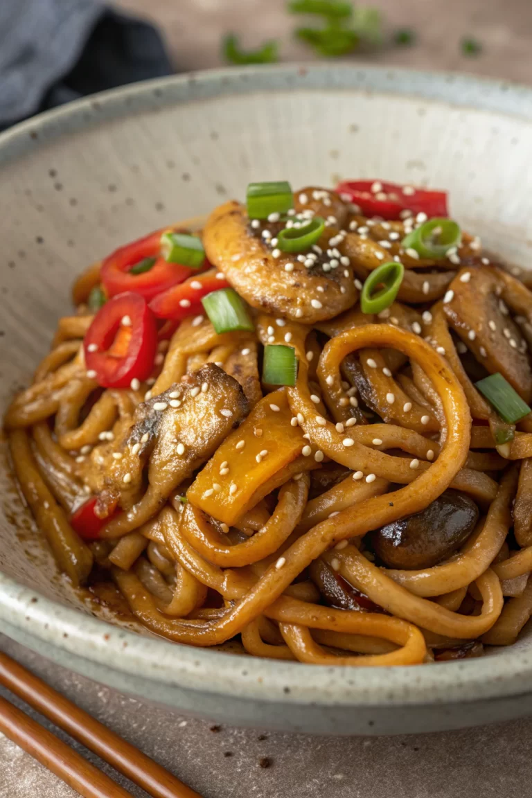 Quick Yaki Udon Recipe
