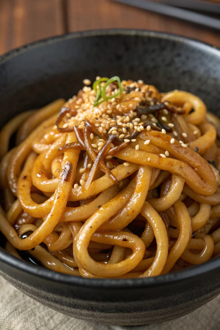 Soy sauce udon Recipe