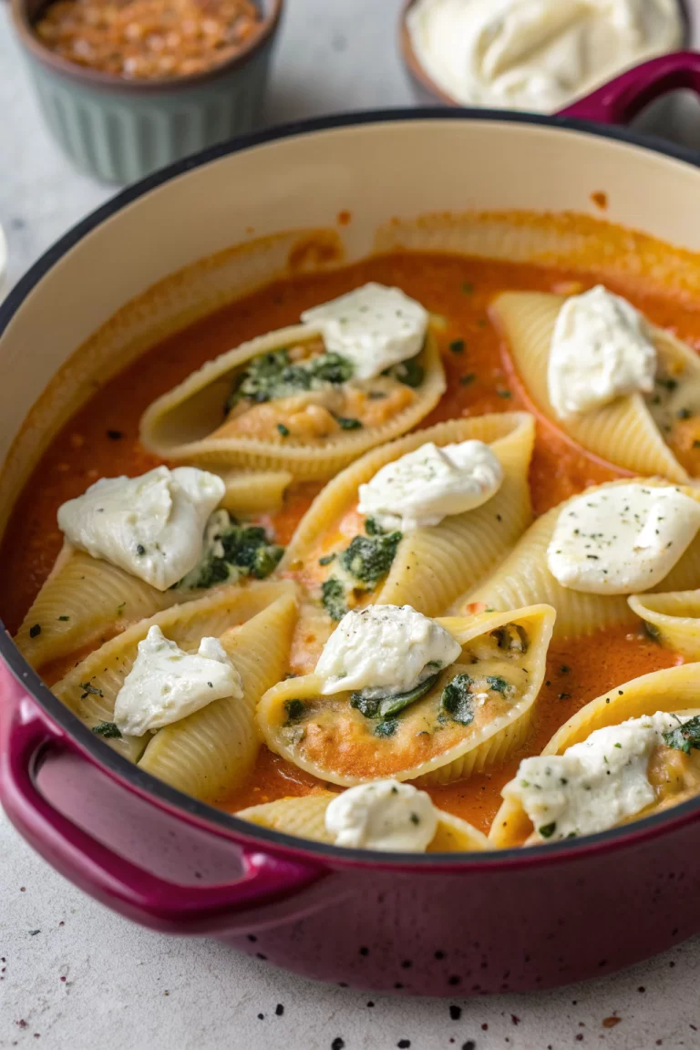 Stuffed Shells With Pumpkin Cream Sauce Recipe