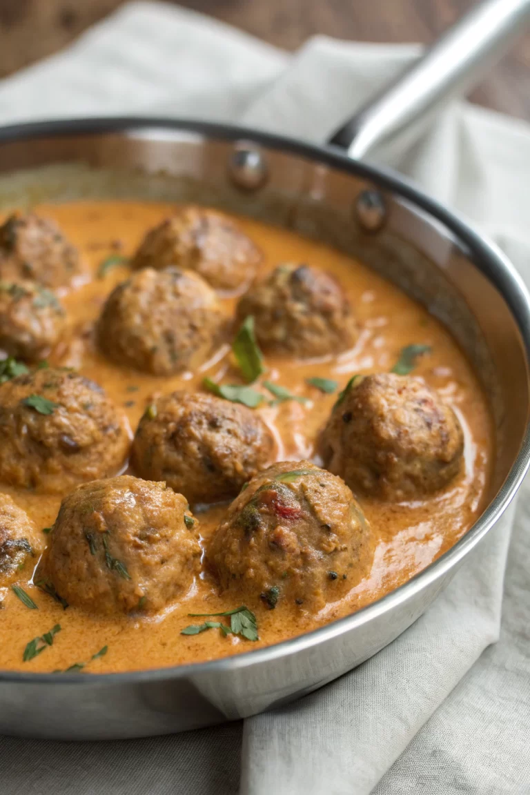 Turkey Meatballs in Pumpkin Sage Sauce Recipe