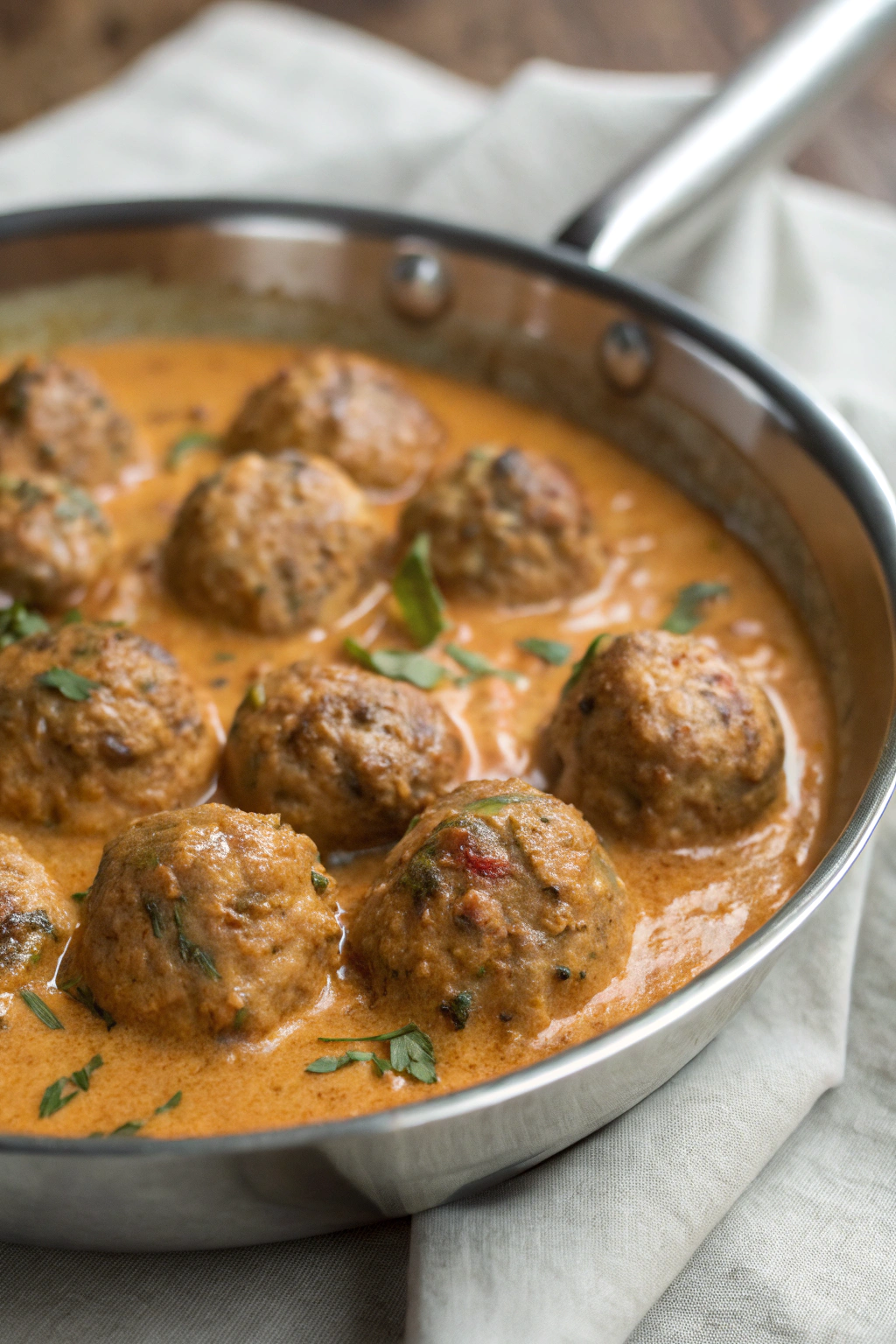 Turkey Meatballs in Pumpkin Sage Sauce Recipe