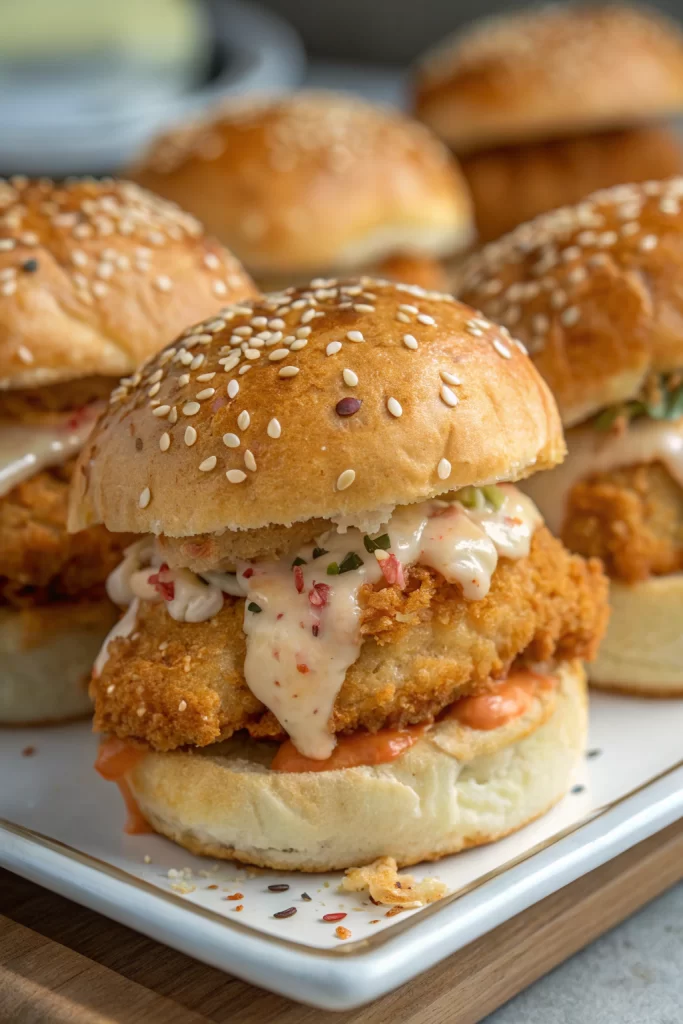 Bang Bang Chicken Sliders Recipe