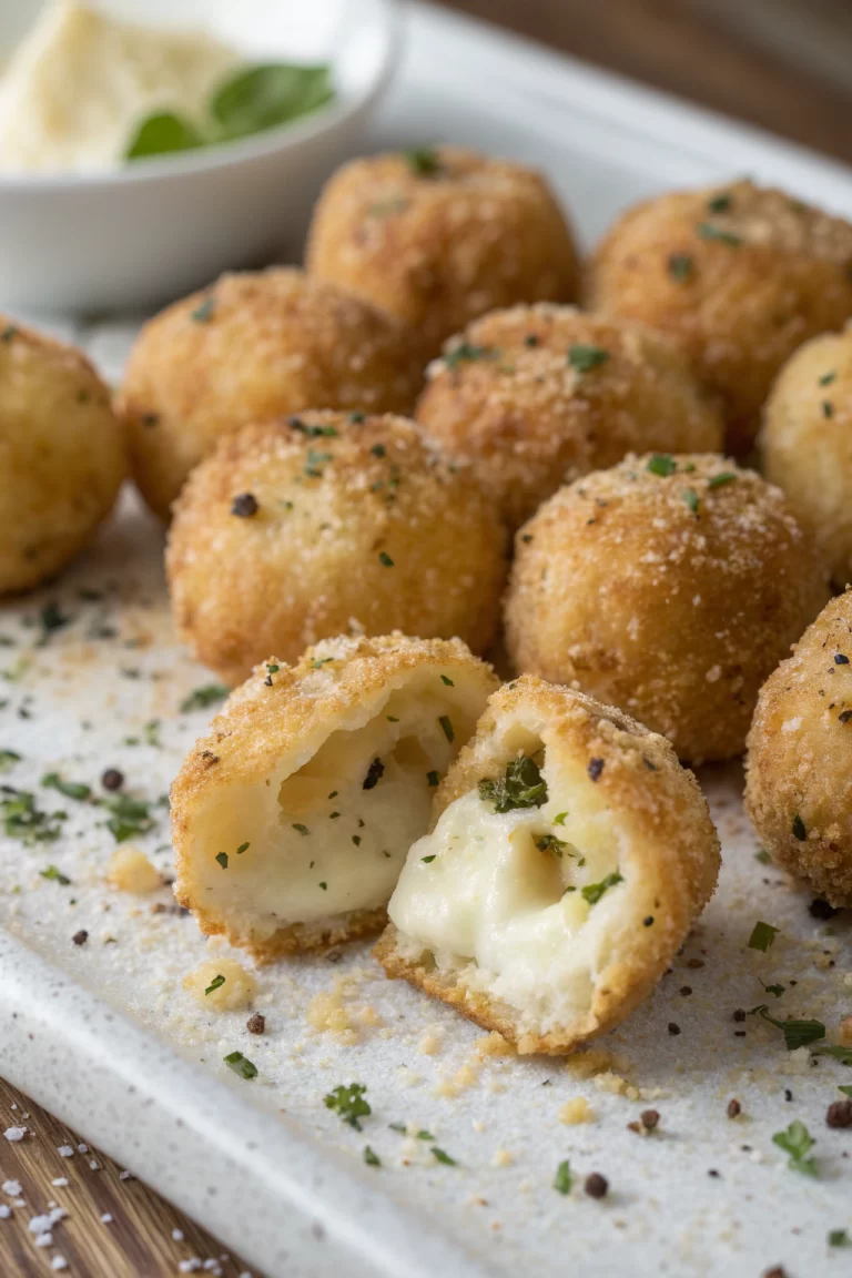 Easy Cheesy Parmesan Mozzarella Bites Recipe