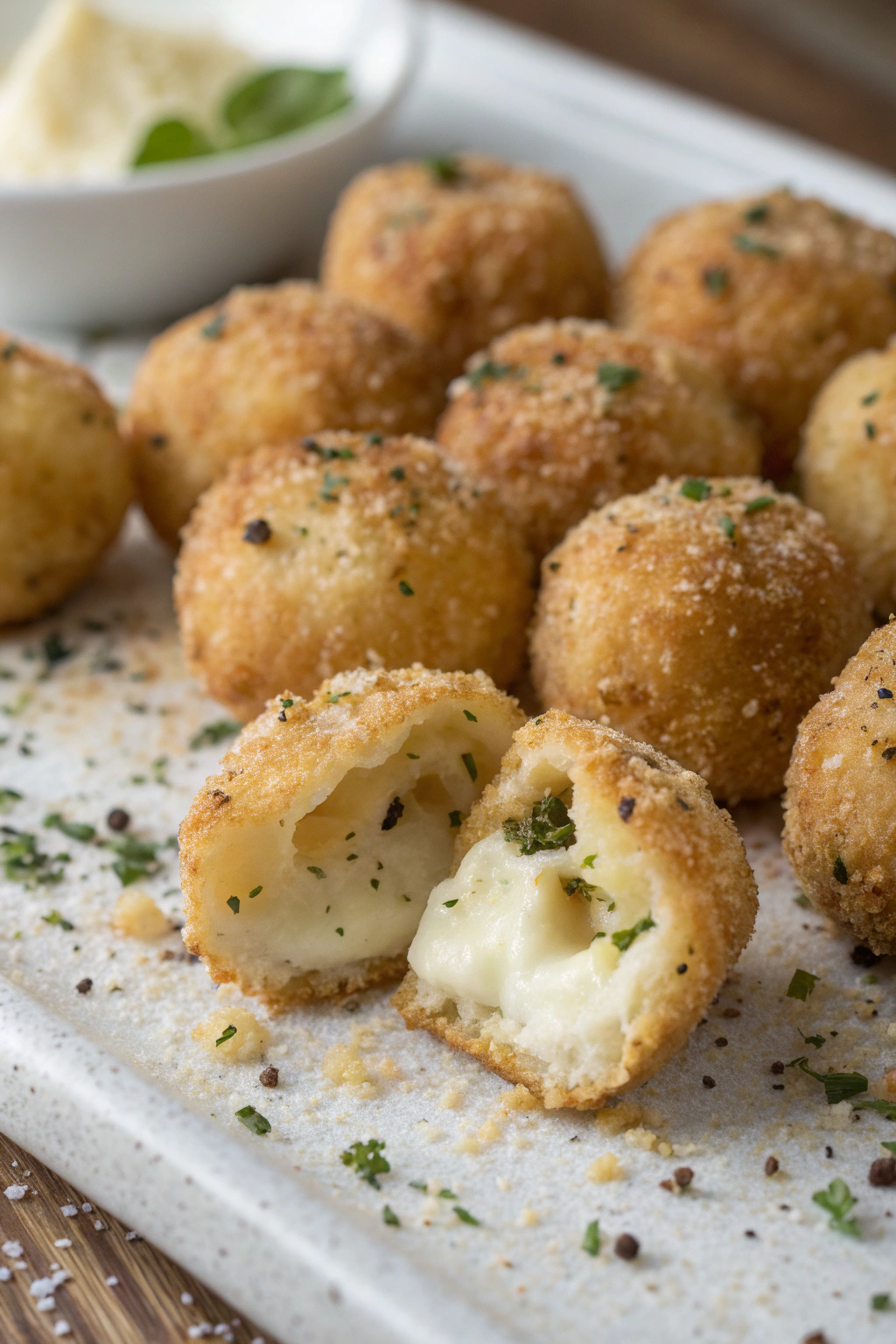 Easy Cheesy Parmesan Mozzarella Bites Recipe