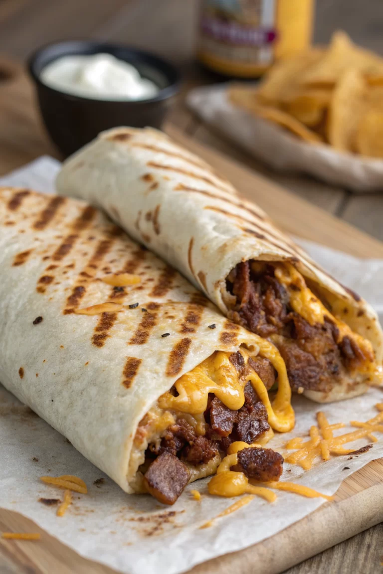 Easy Grilled Cheese Burrito Recipe