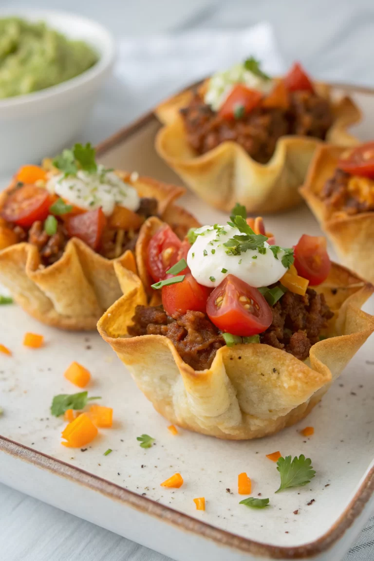 Easy Taco Cups Recipe