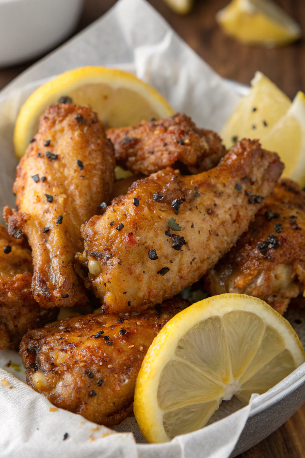 Lemon Pepper Wings with Honey Recipe